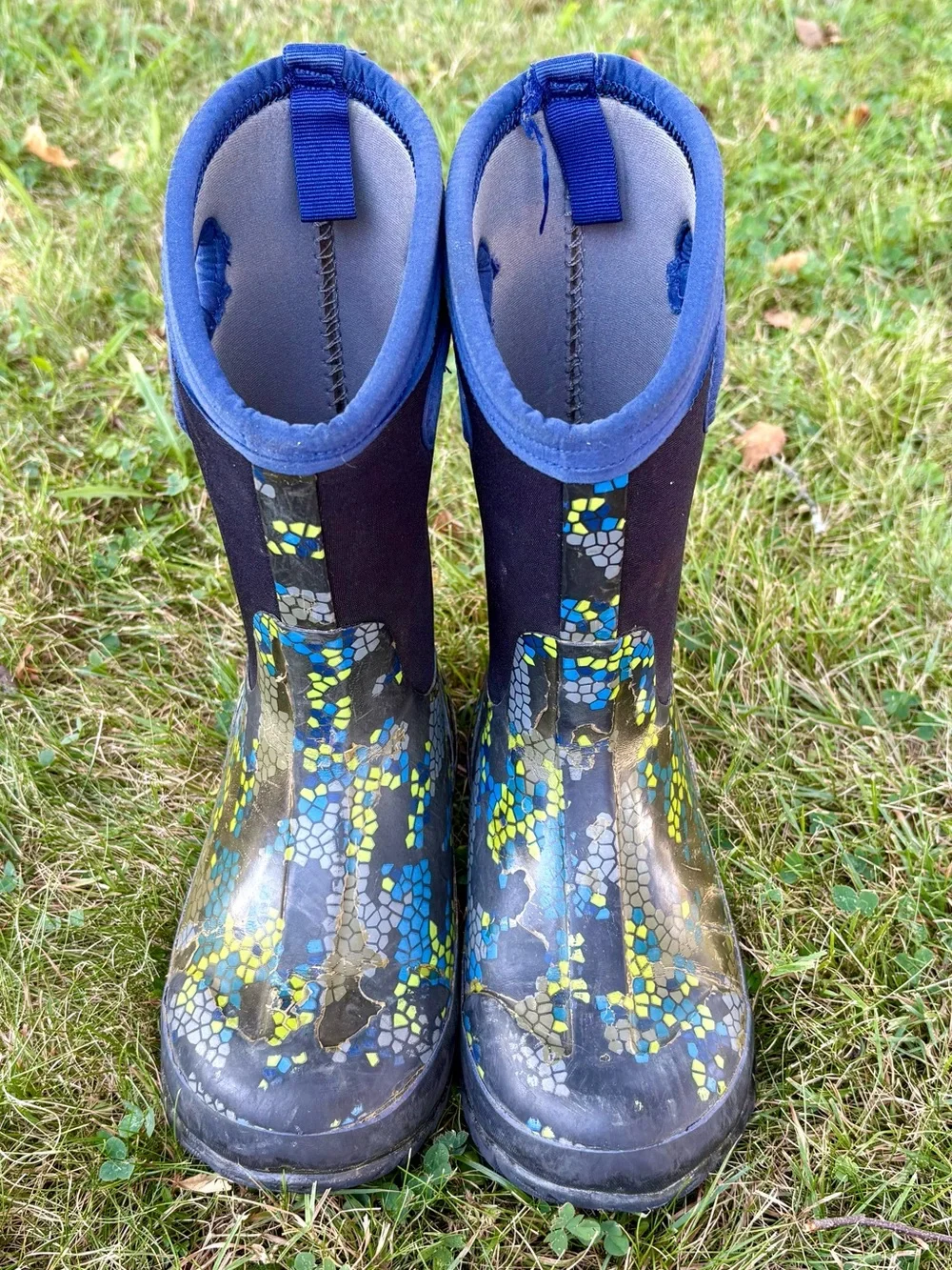 Bogs Kids Mosaic Pattern Waterproof Winter Boots